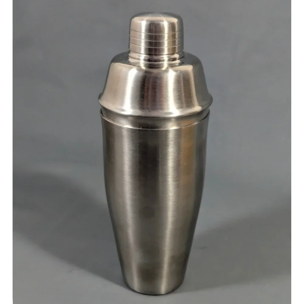 Pedrini Stainless Steel 18-8 Cocktail Shaker 3-Piece Cobbler Style Barware